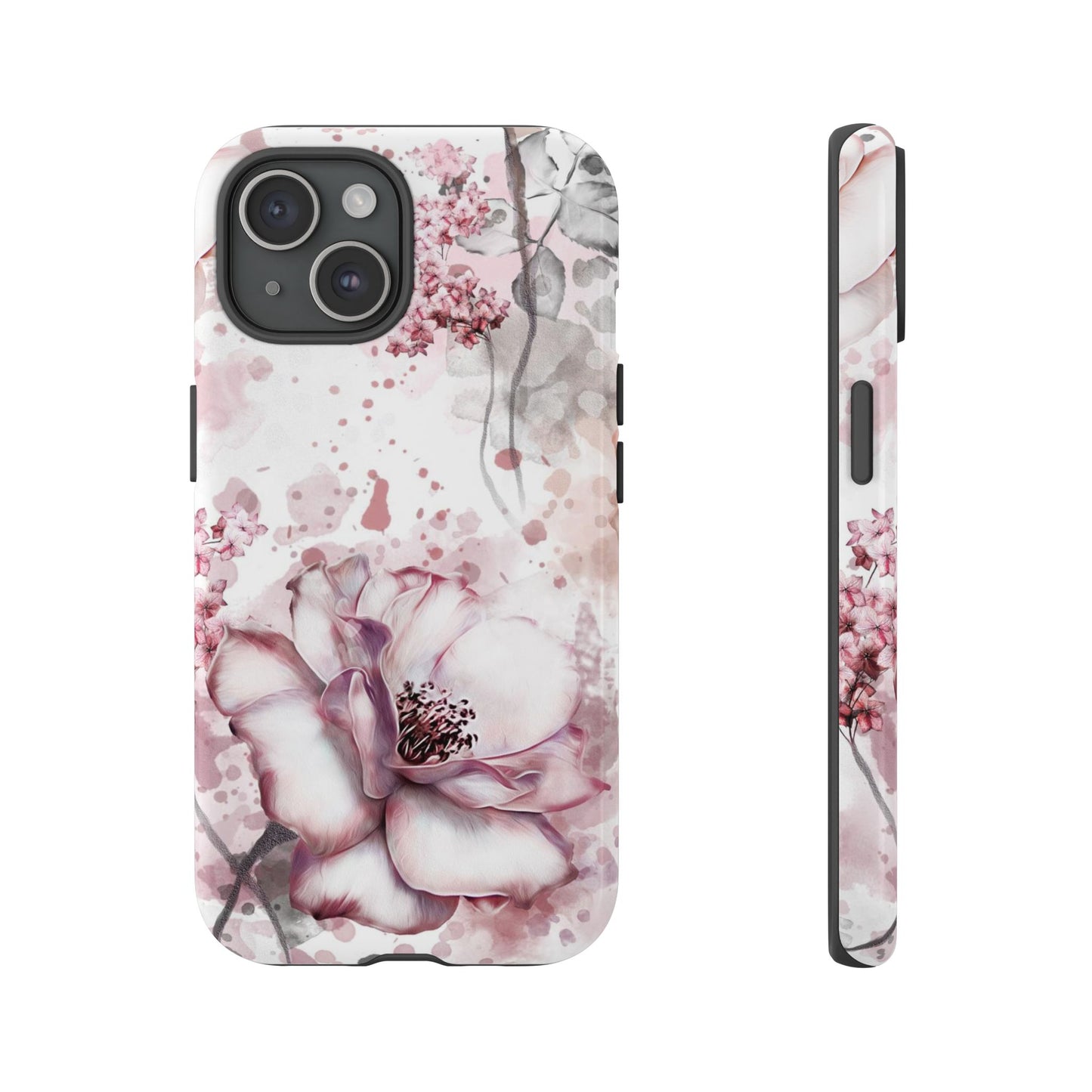 Pale Pink Florals  - Tough Phone Case