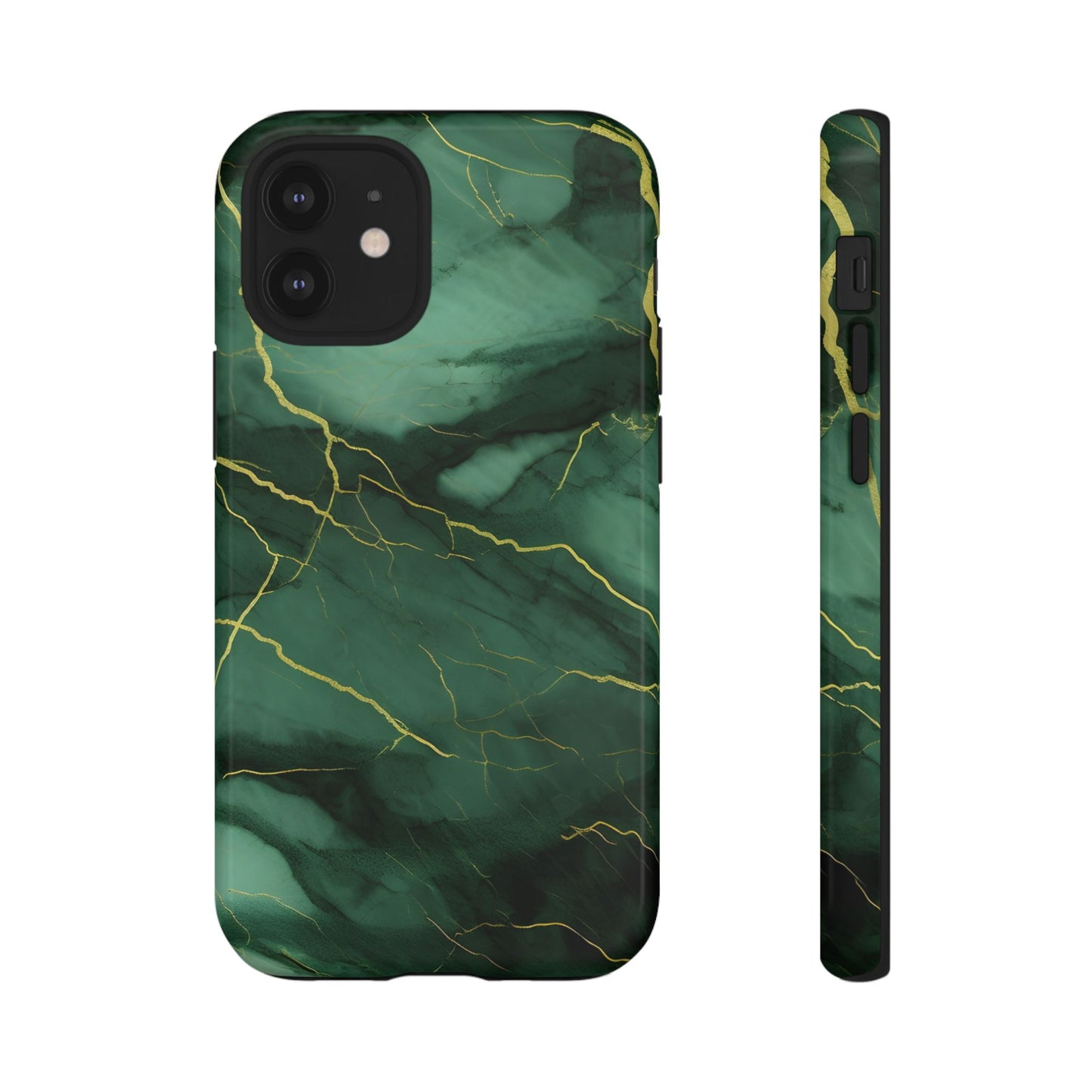 Hunter Green Marble - Tough Phone Case
