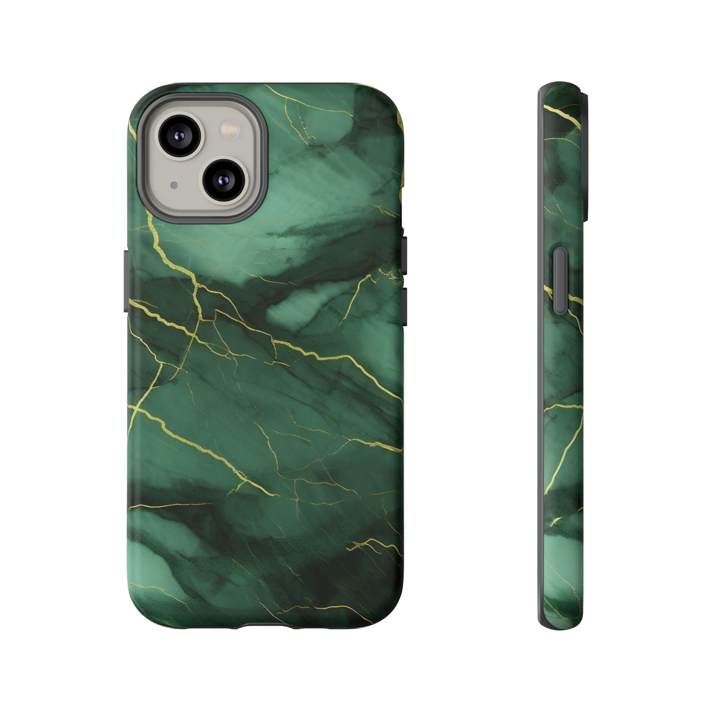 Hunter Green Marble - Tough Phone Case