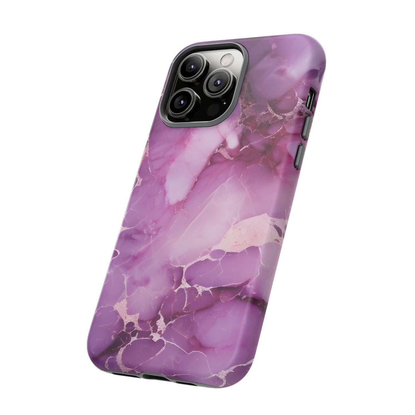 Purple Marble Tough Phone Case
