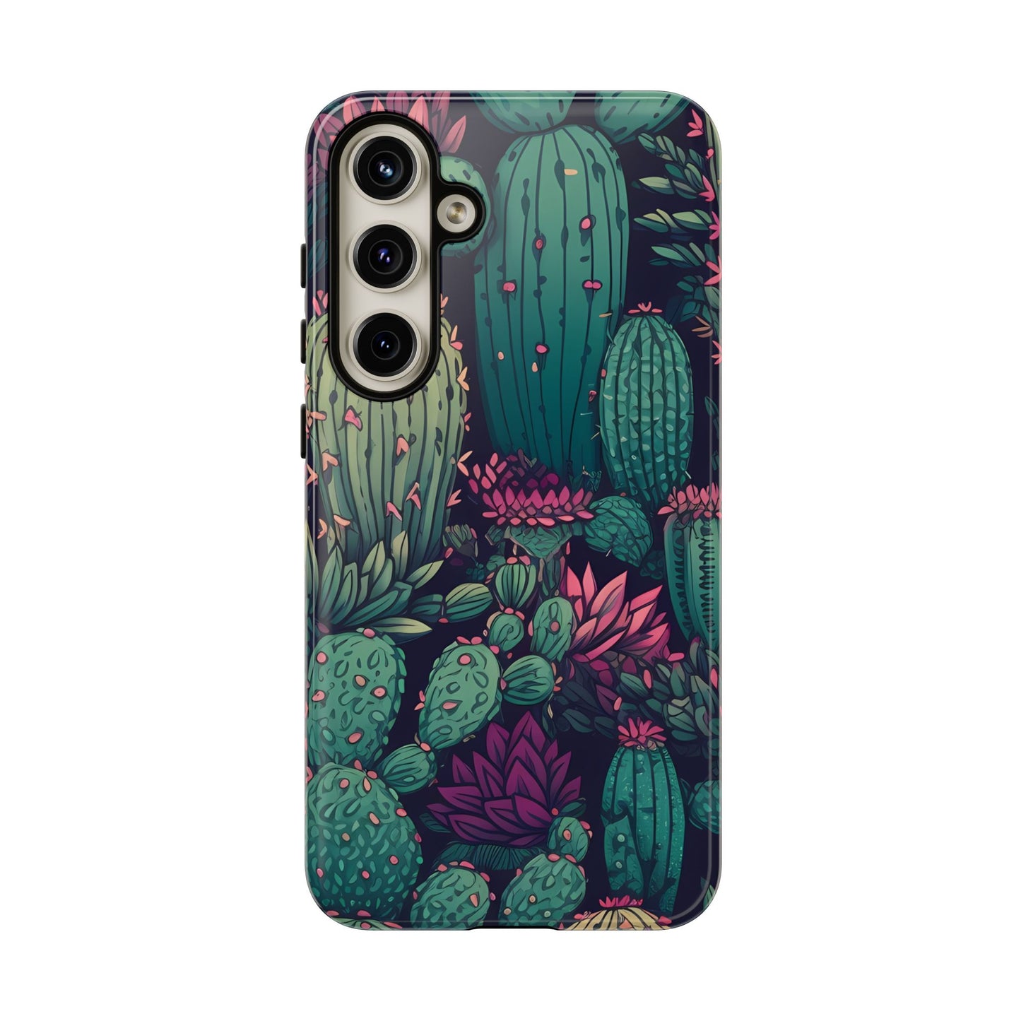 Succulent Garden Tough Phone Case – Bold & Stylish Protection for Plant Lovers