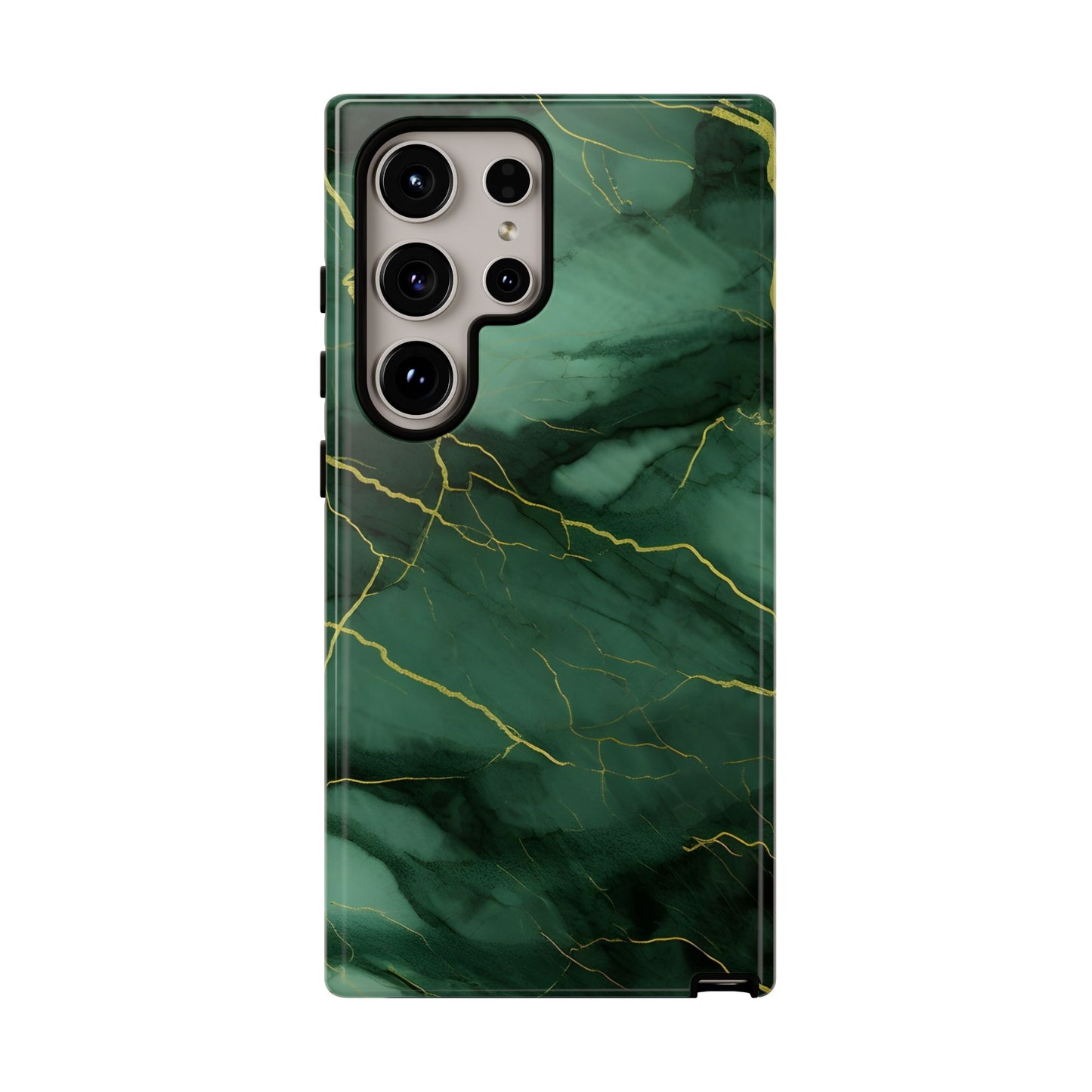 Hunter Green Marble - Tough Phone Case