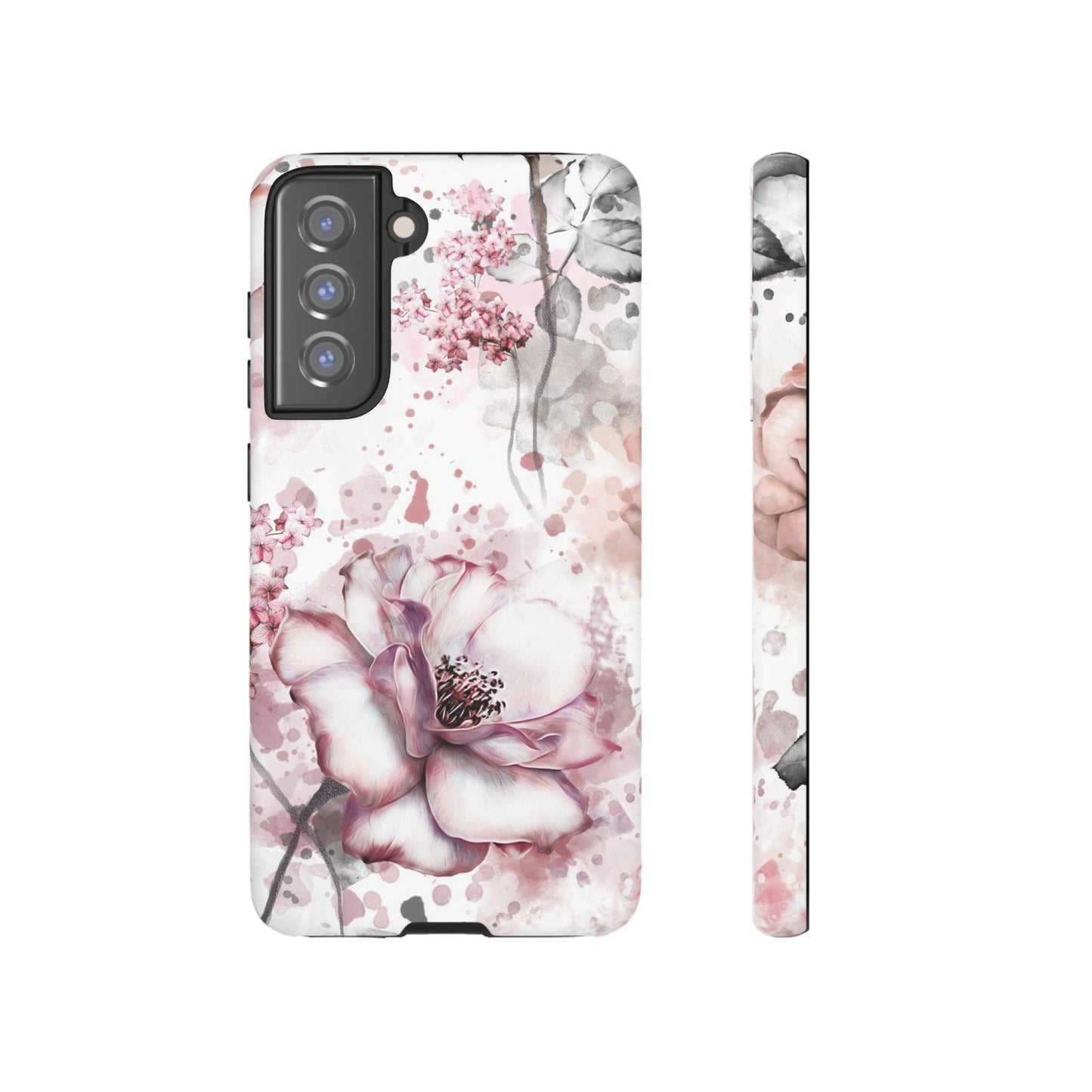 Pale Pink Florals  - Tough Phone Case