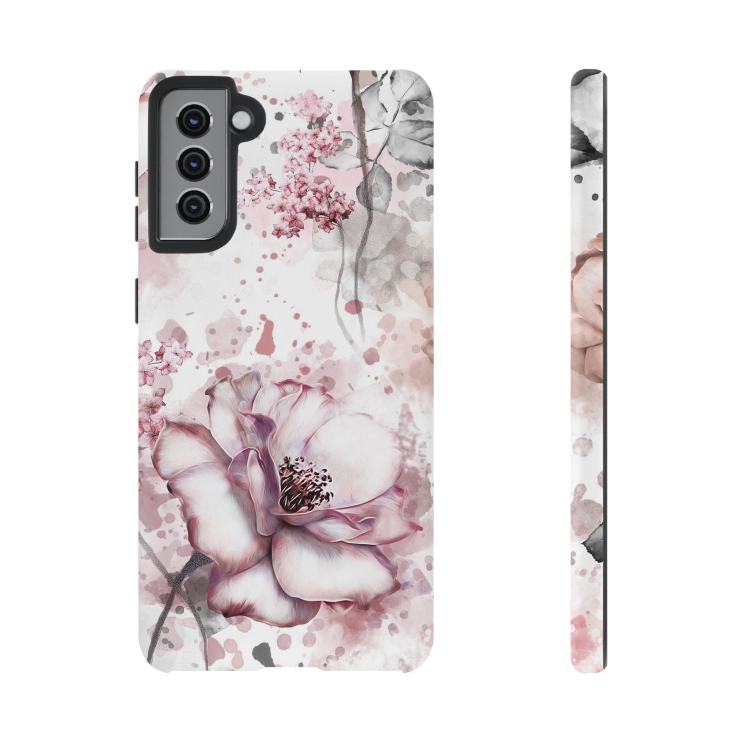 Pale Pink Florals  - Tough Phone Case