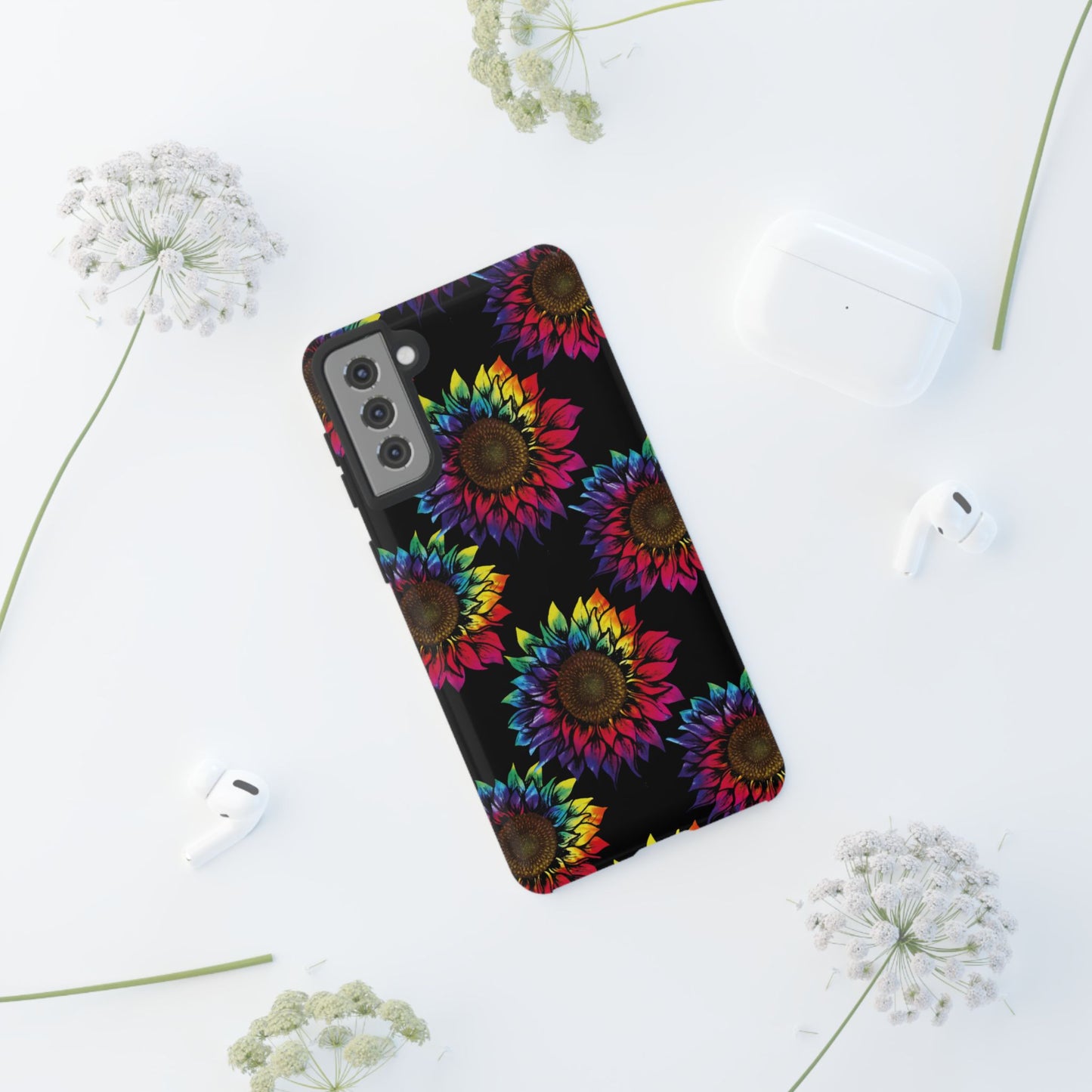 Rainbow Sunflowers - Tough Phone Case
