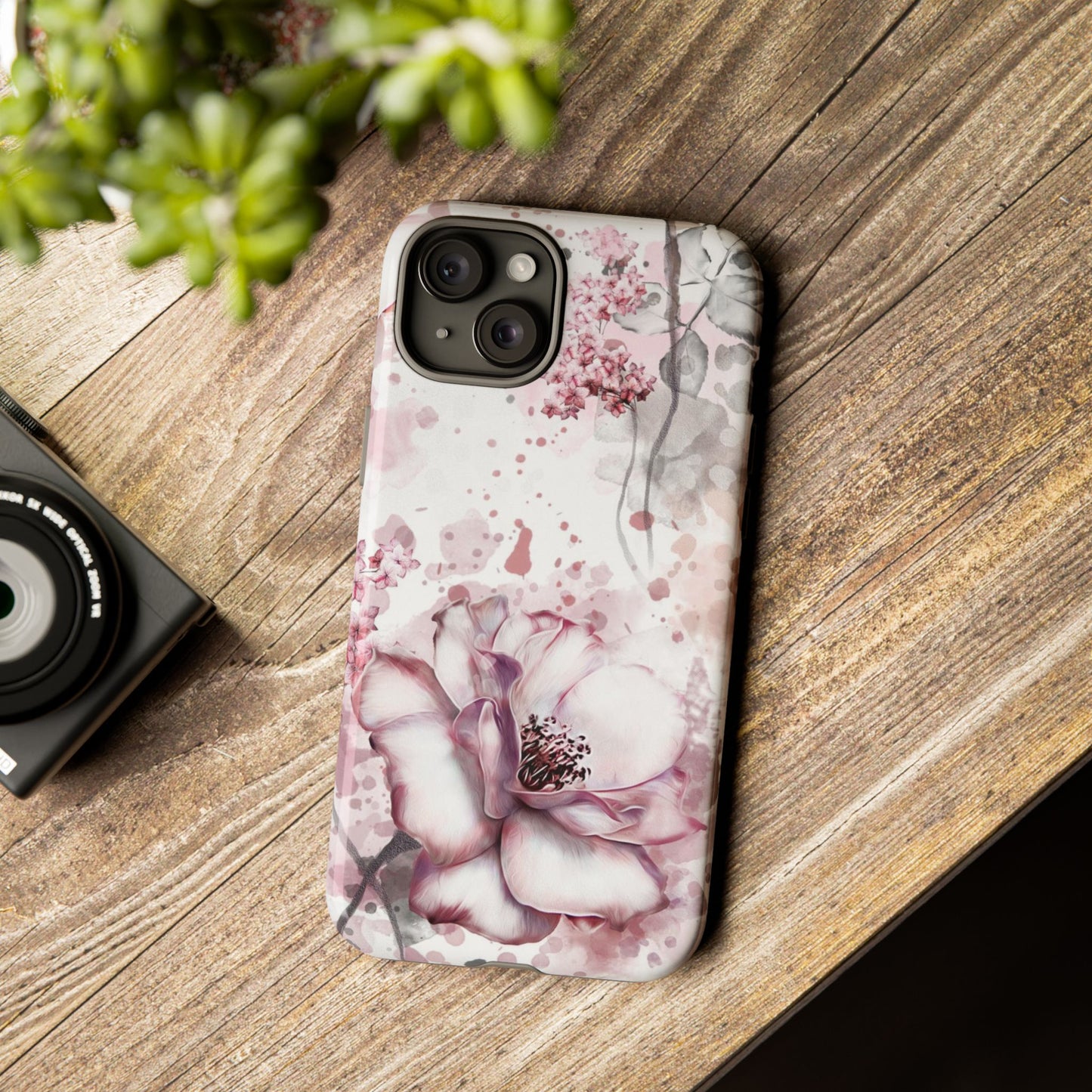 Pale Pink Florals  - Tough Phone Case