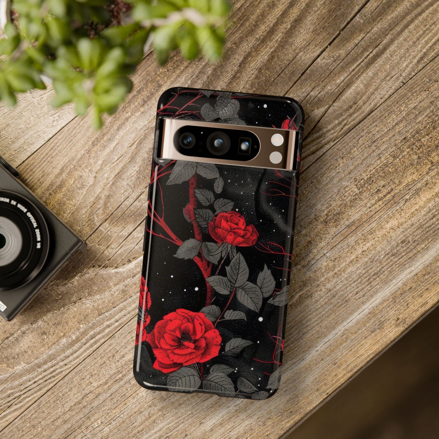 Dark Red Roses  - Tough Phone Case
