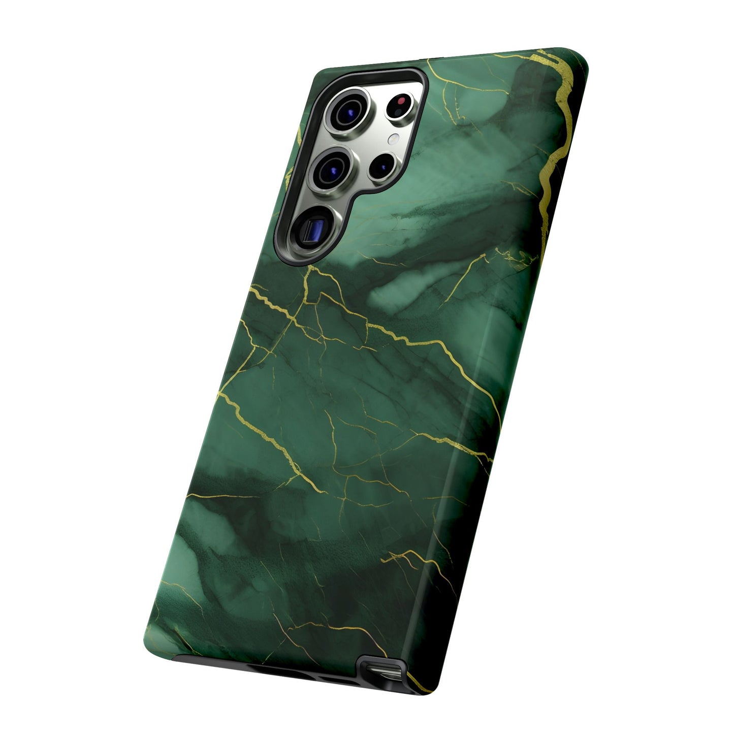 Hunter Green Marble - Tough Phone Case
