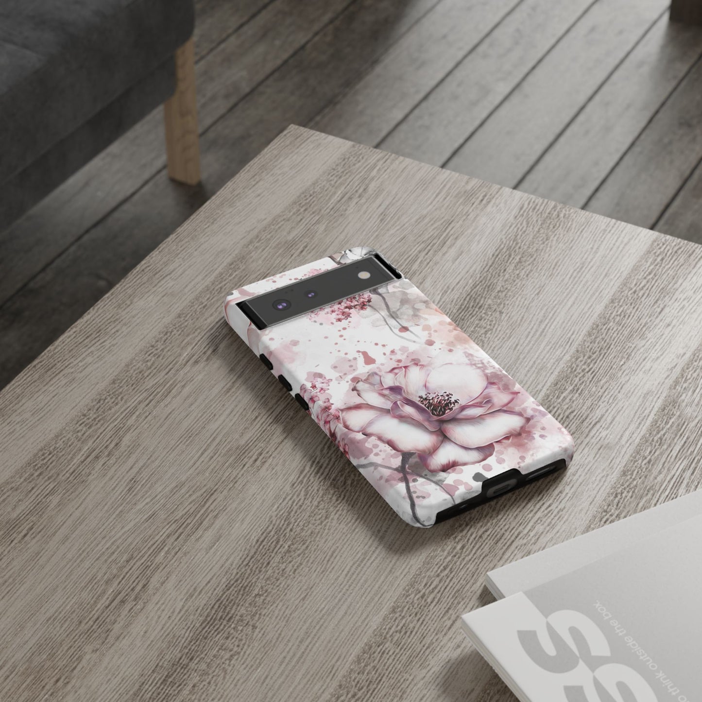 Pale Pink Florals  - Tough Phone Case