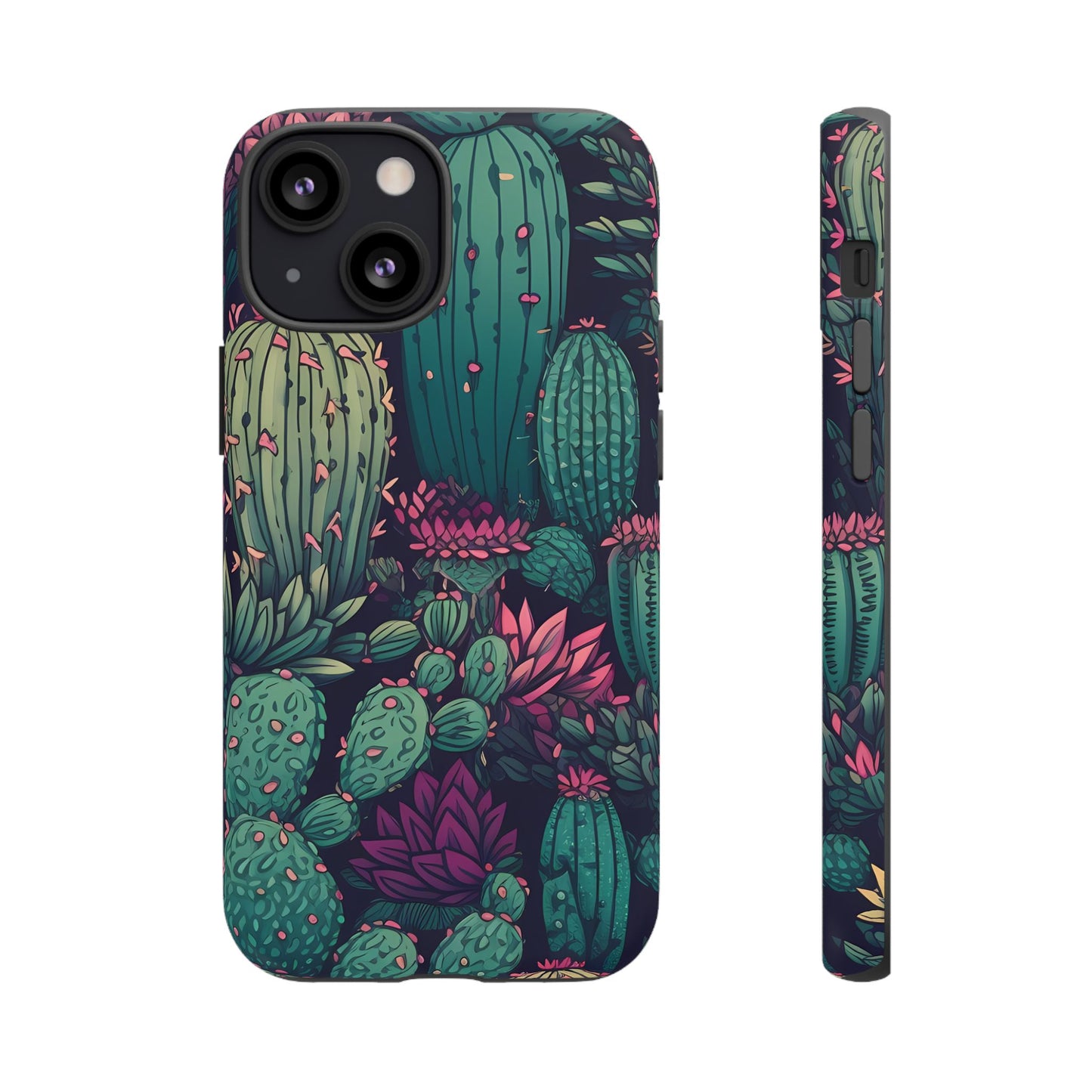 Succulent Garden Tough Phone Case – Bold & Stylish Protection for Plant Lovers