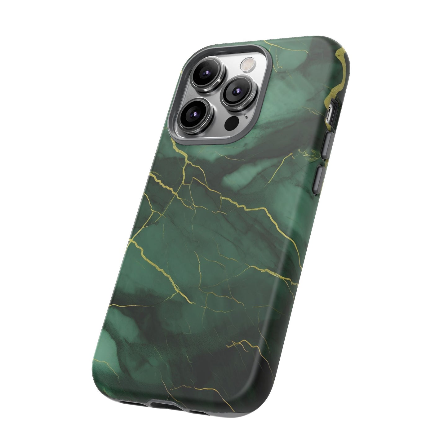 Hunter Green Marble - Tough Phone Case