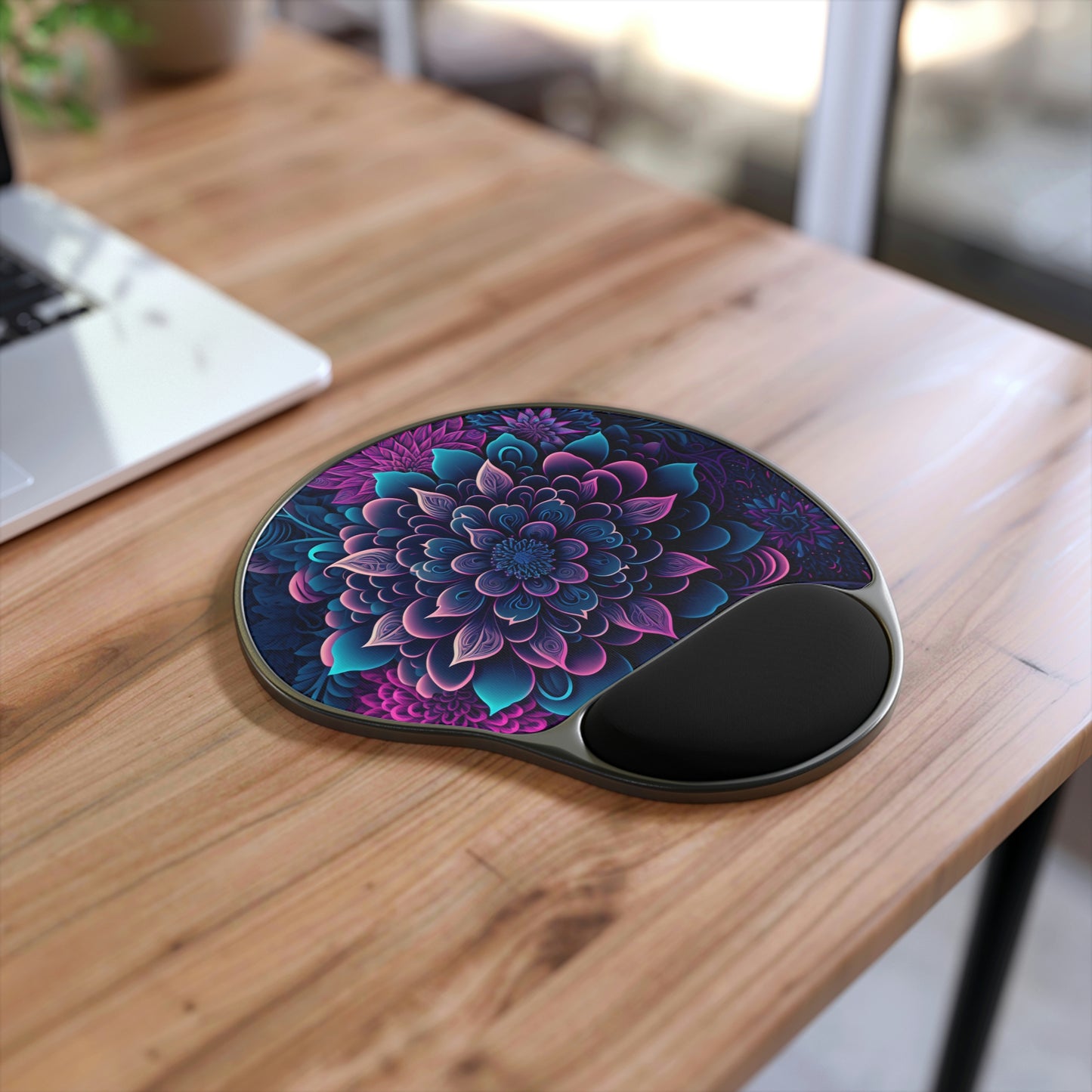 Galactic Succulents - Mouse Pad With Wrist Rest