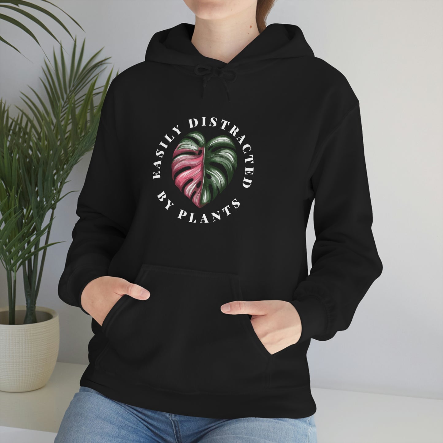 Easily Distracted by Plants Hoodie