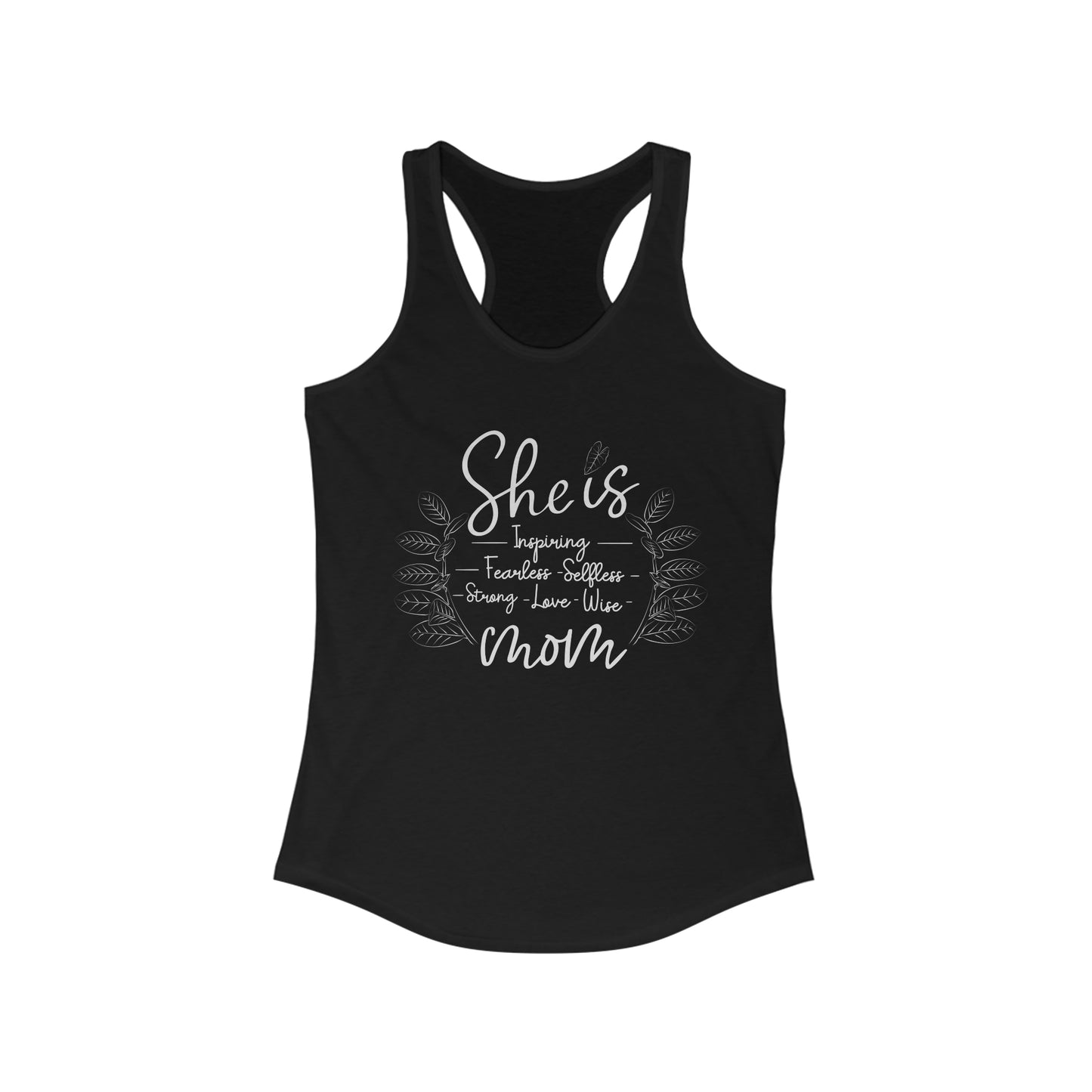 She is Mom ZZ Plant - Racerback Tank