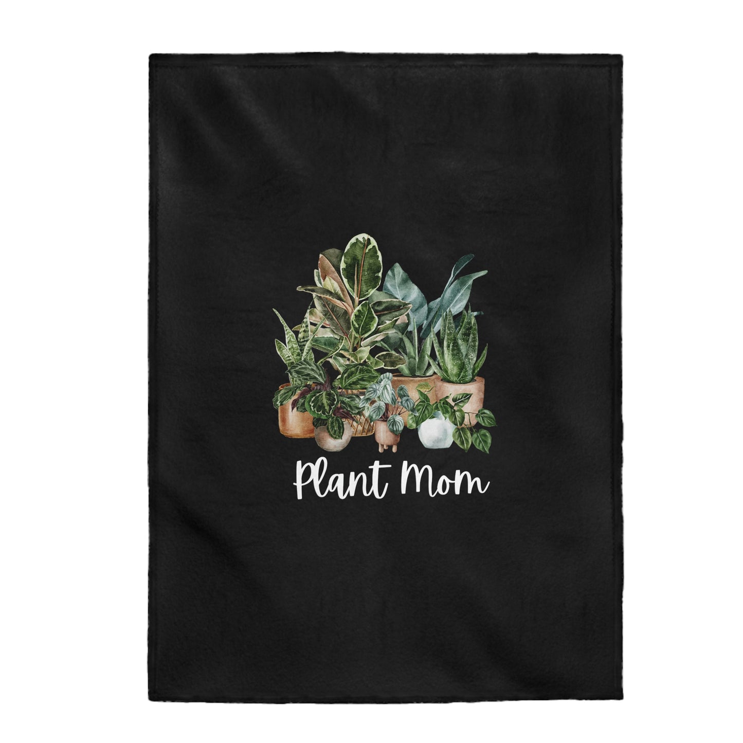Plant Mom - Velveteen Plush Blanket