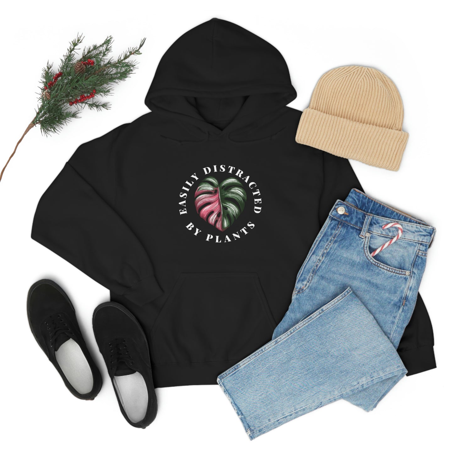 Easily Distracted by Plants Hoodie