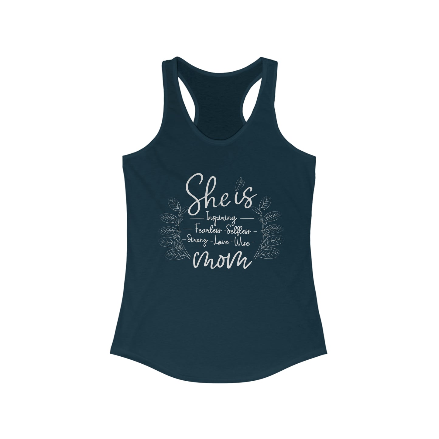 She is Mom ZZ Plant - Racerback Tank