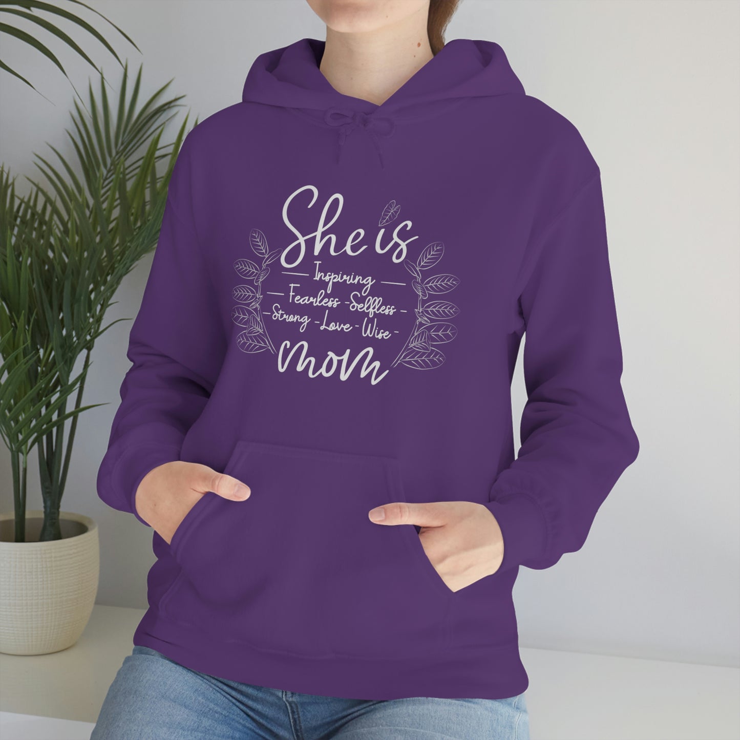 She is Mom ZZ Plant  Hoodie