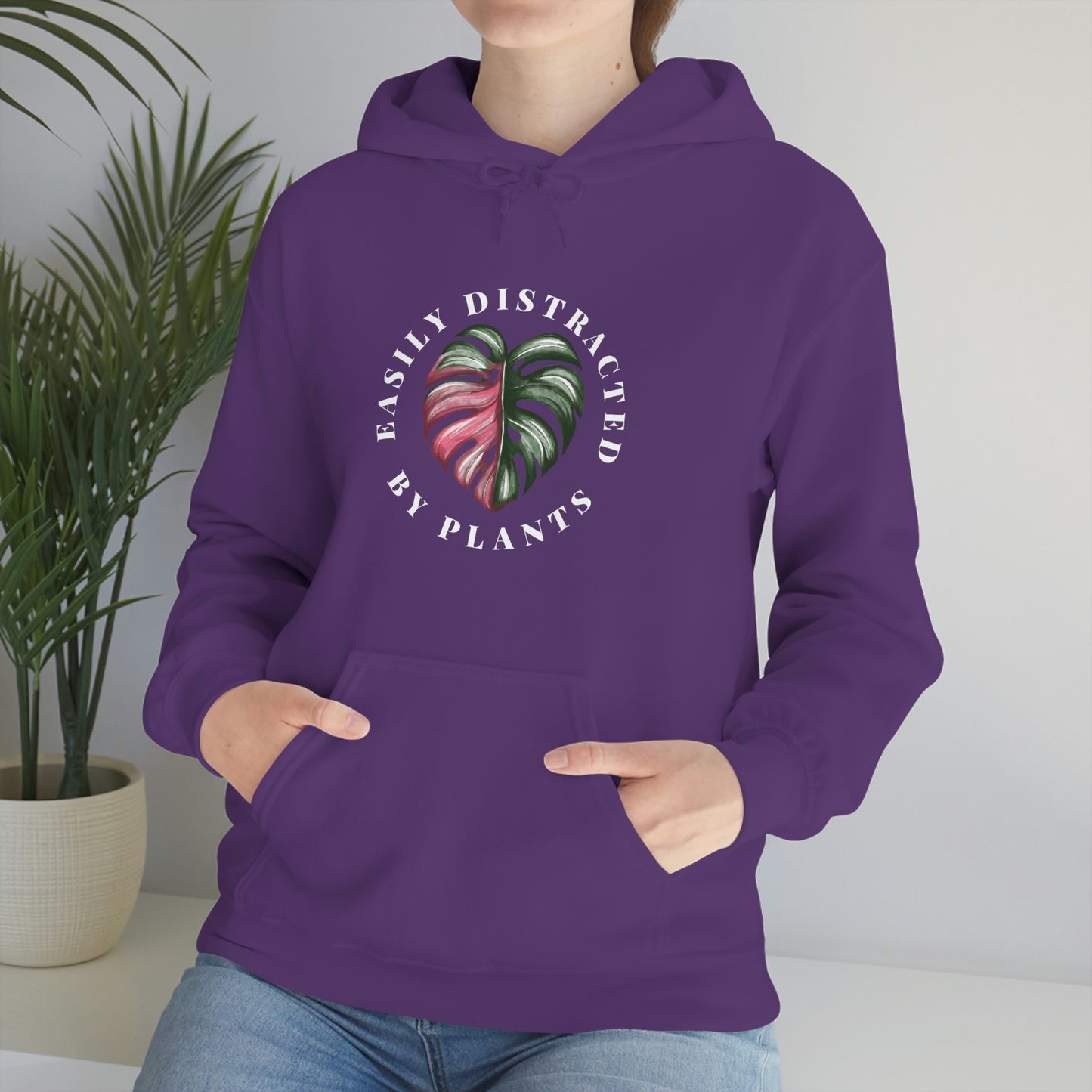 Easily Distracted by Plants Hoodie