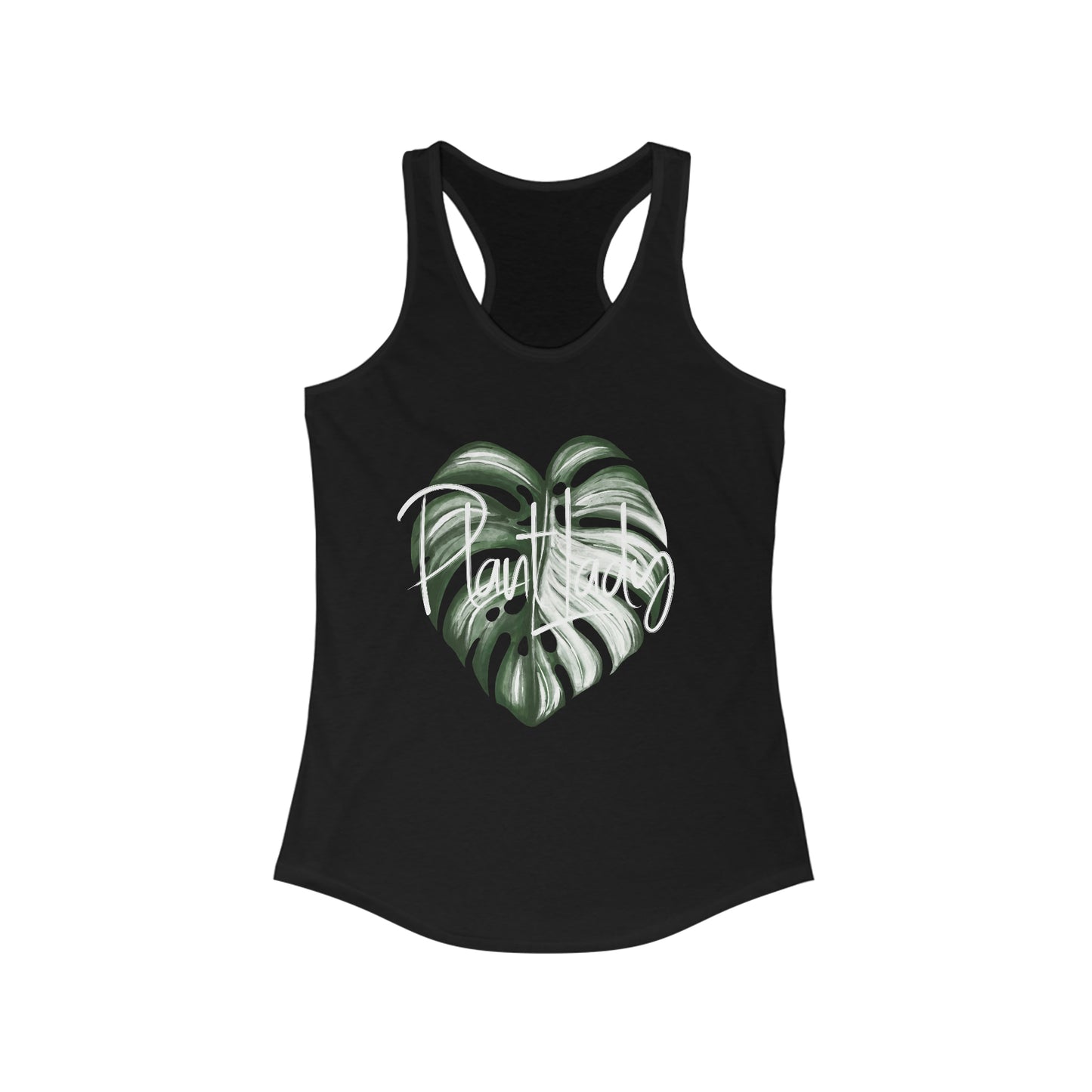 Plant lady Monstera Albo - Racerback Tank