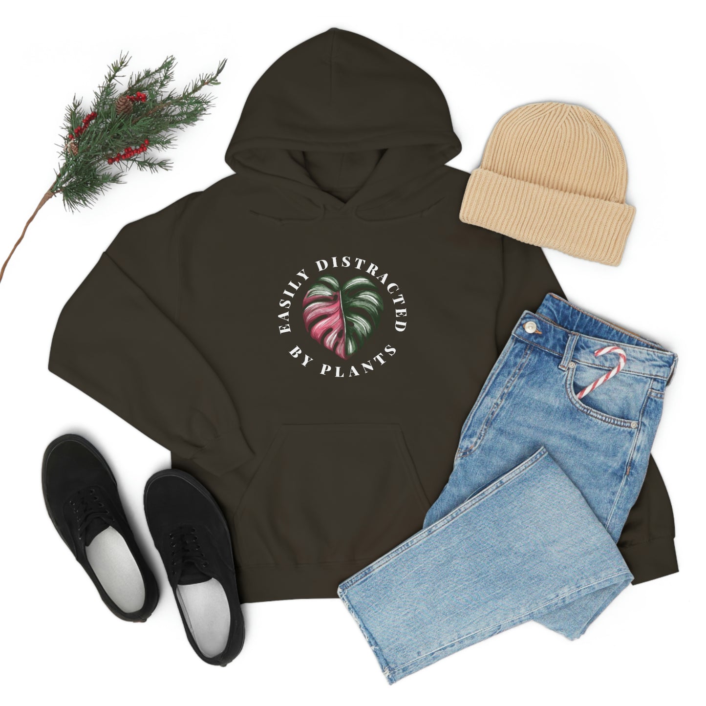 Easily Distracted by Plants Hoodie
