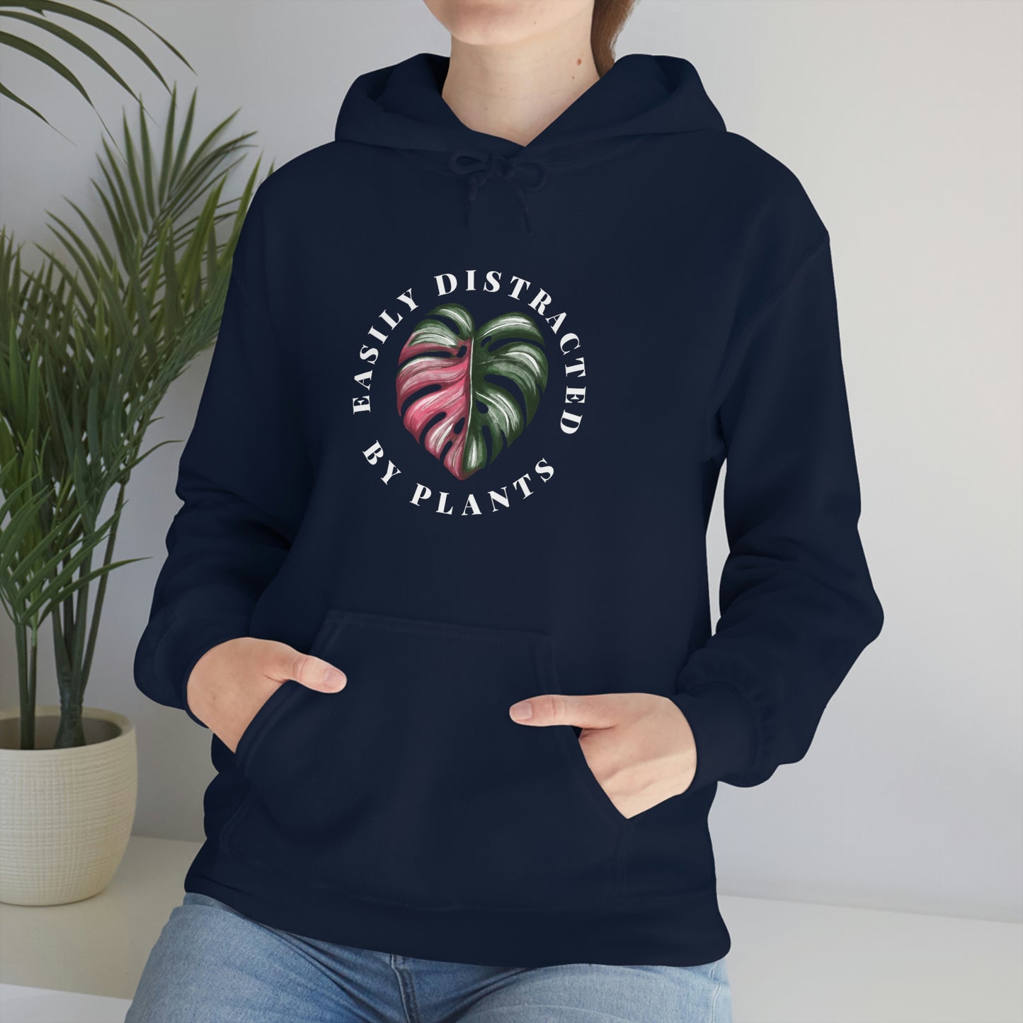 Easily Distracted by Plants Hoodie