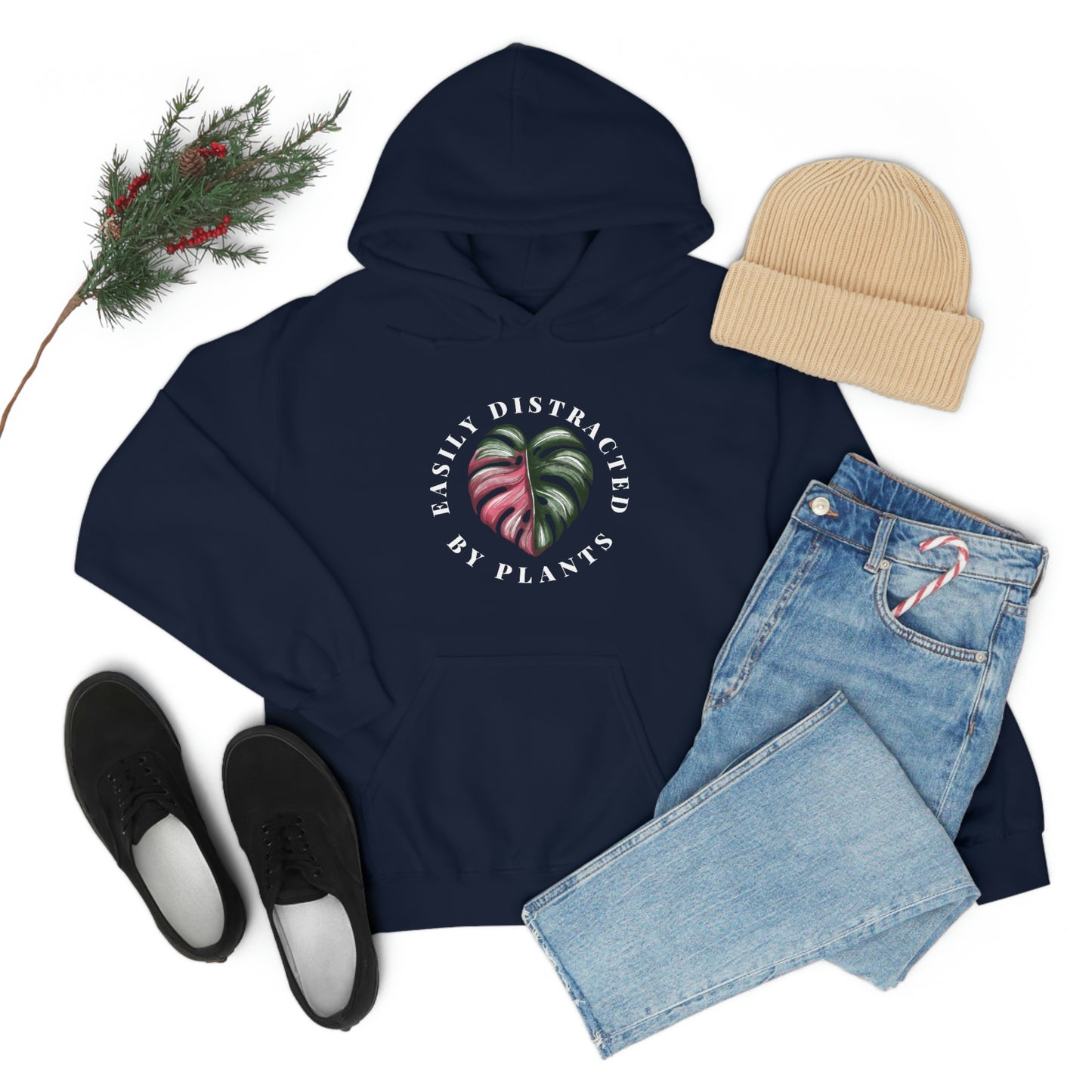 Easily Distracted by Plants Hoodie