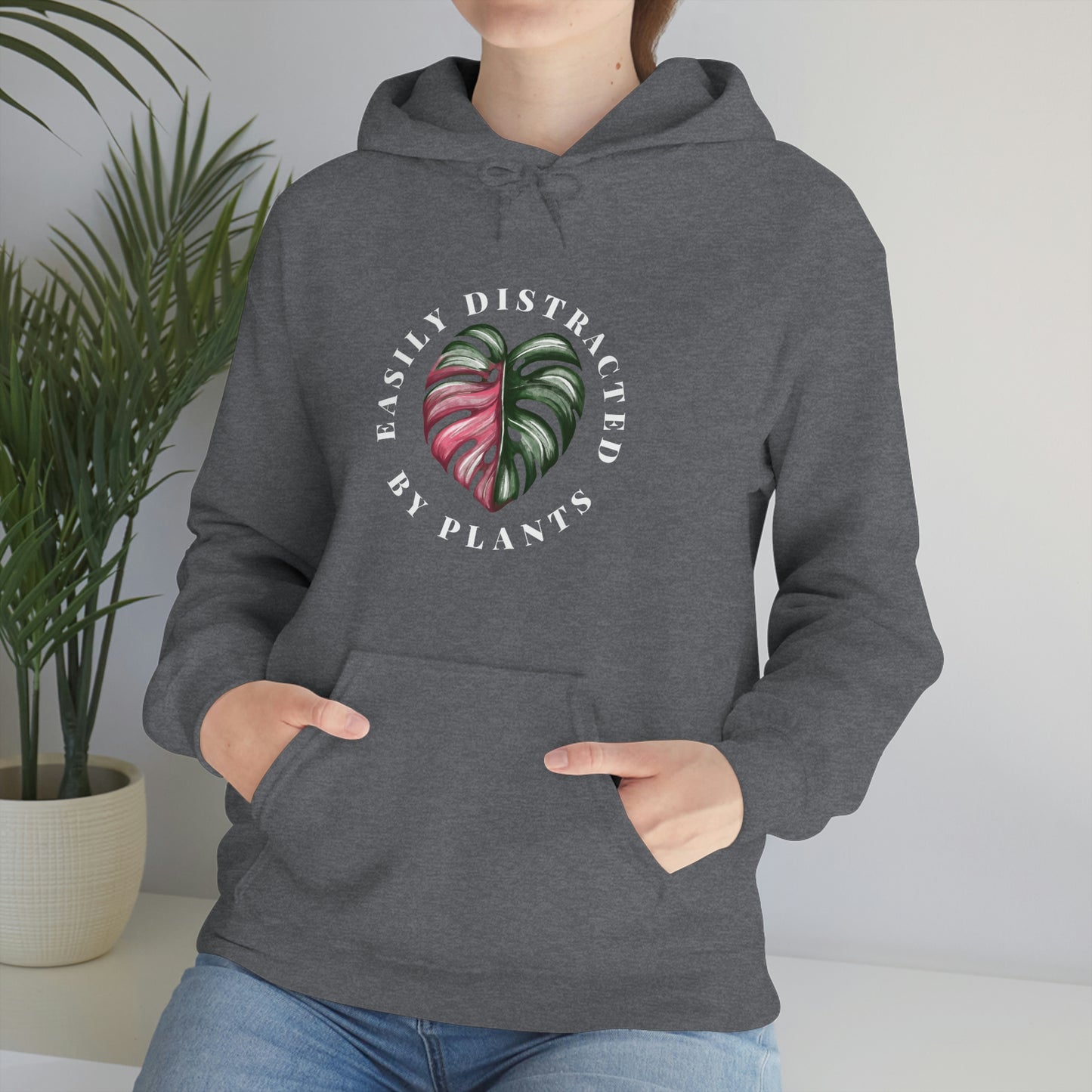Easily Distracted by Plants Hoodie