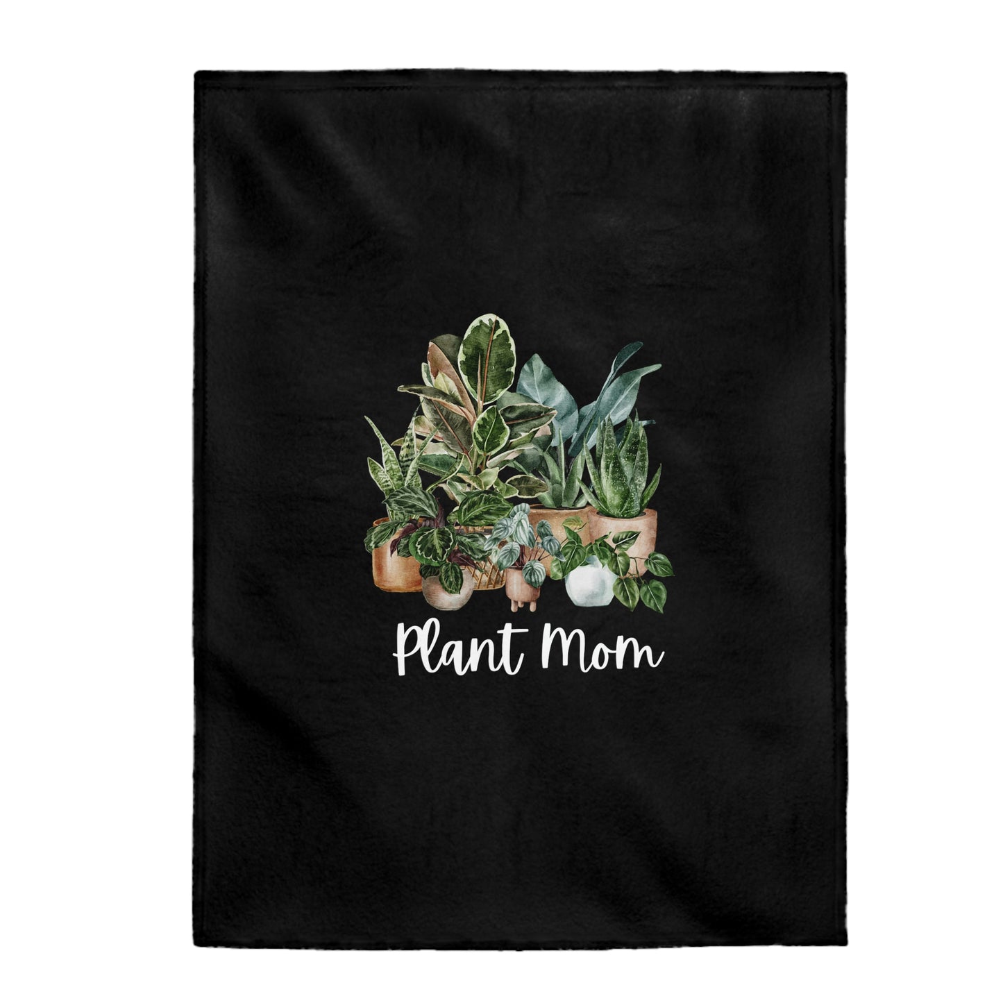 Plant Mom - Velveteen Plush Blanket