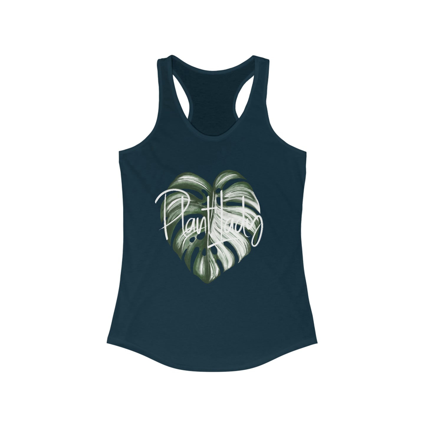 Plant lady Monstera Albo - Racerback Tank