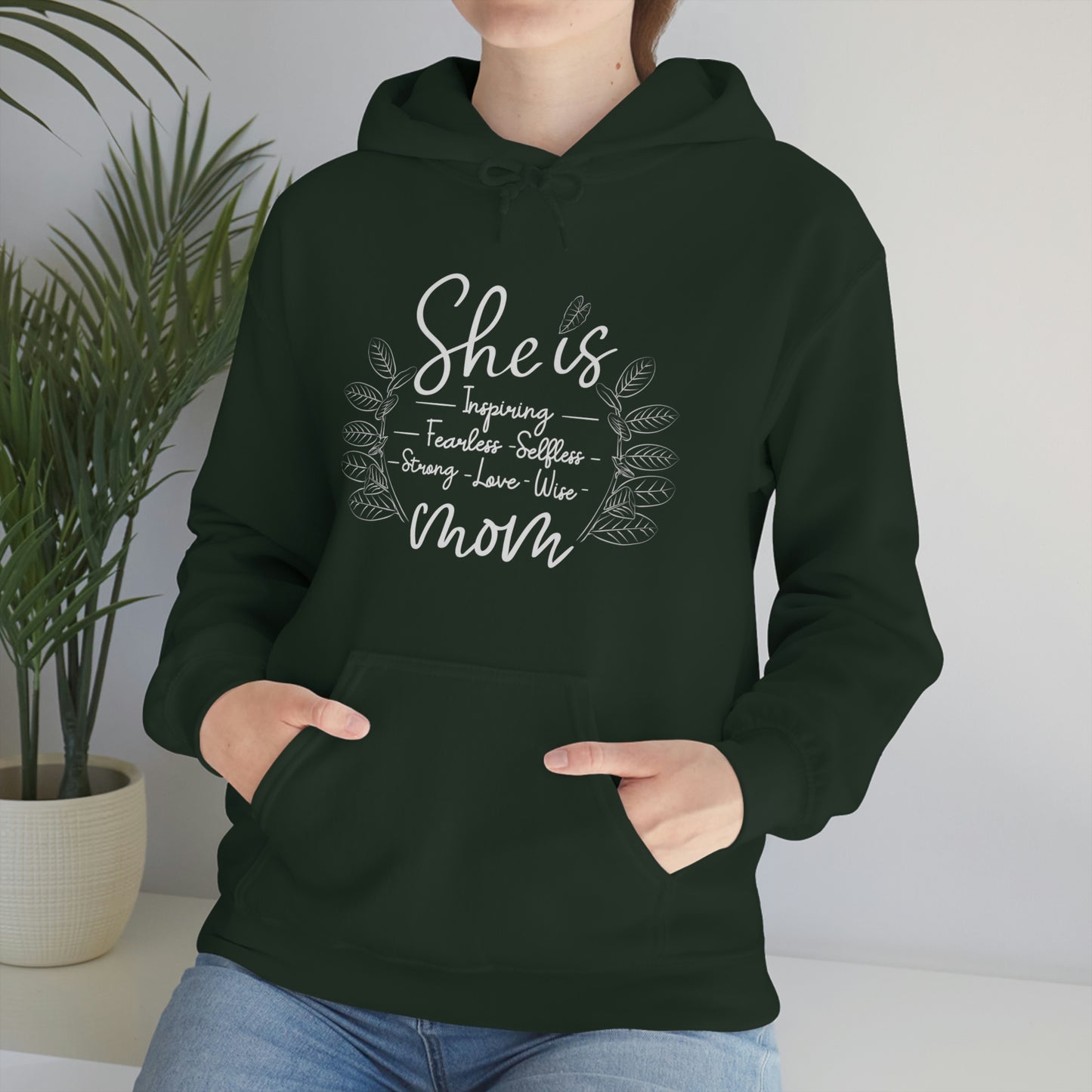 She is Mom ZZ Plant  Hoodie