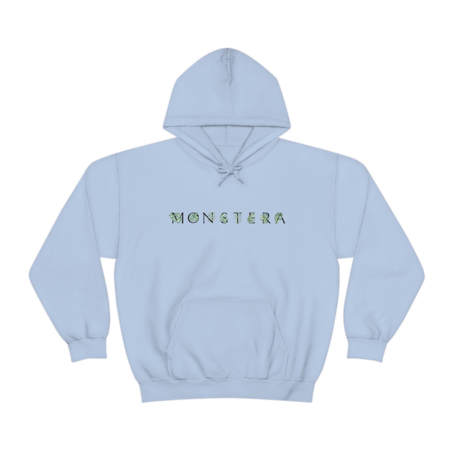Monstera Leaf Letters Hoodie