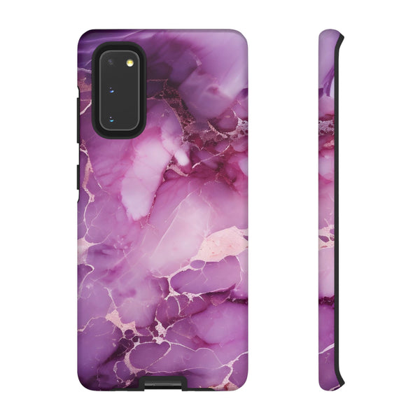 Purple Marble Tough Phone Case