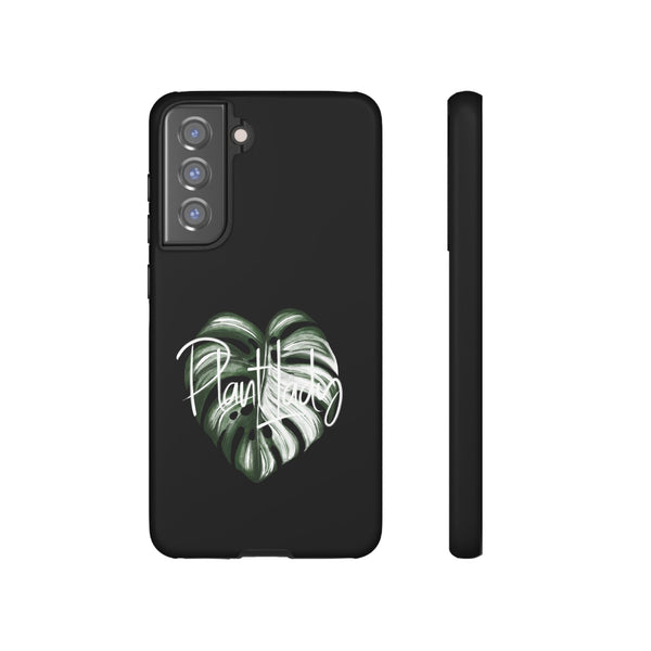 Monstera Albo Plant Lady  - Tough Phone Case