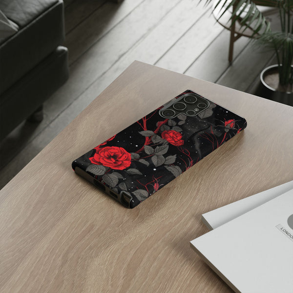 Dark Red Roses  - Tough Phone Case