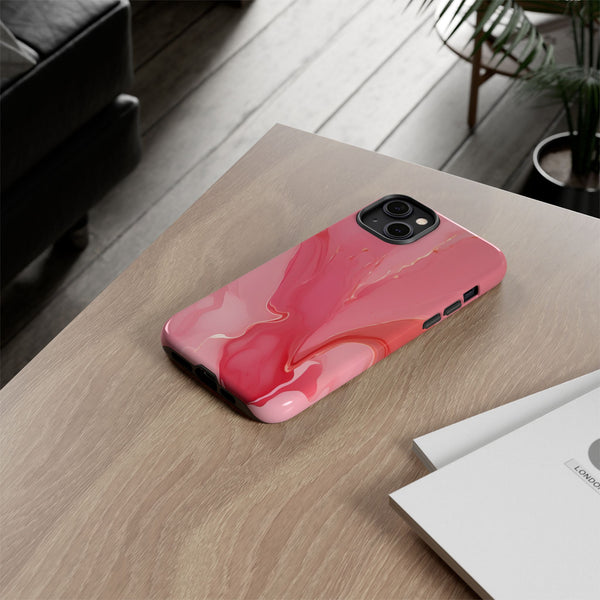 Pink Marble Tough Phone Case