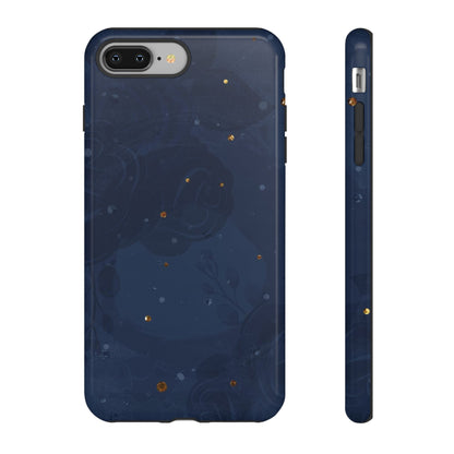 Subtle Navy Florals  - Tough Phone Case