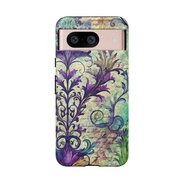 Purple Swirly Fun Tough Phone Case