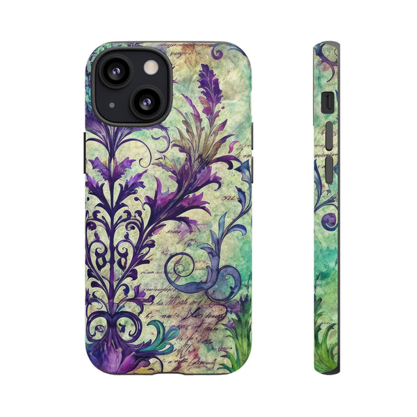 Purple Swirly Fun Tough Phone Case