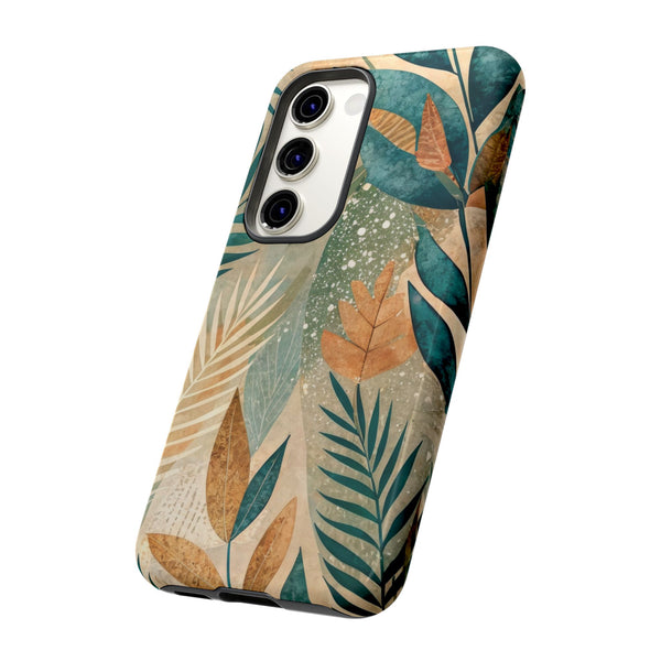 Boho Leaves Tough Phone Case