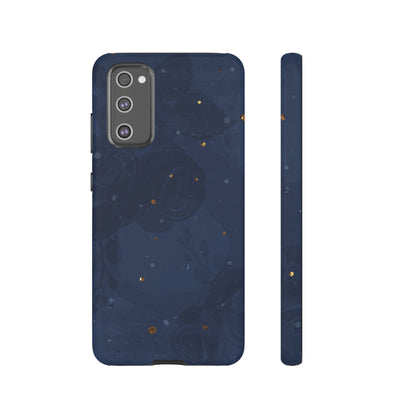 Subtle Navy Florals  - Tough Phone Case