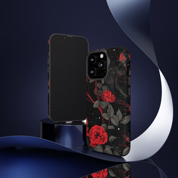 Dark Red Roses  - Tough Phone Case