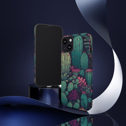 Succulent Garden Tough Phone Case – Bold & Stylish Protection for Plant Lovers