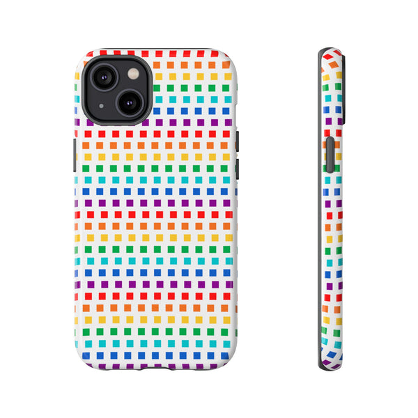 Rainbow on white -  Tough Case