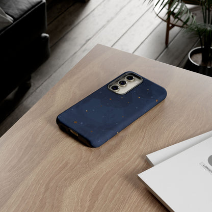 Subtle Navy Florals  - Tough Phone Case