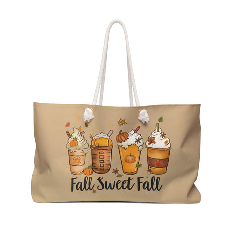 Fall Sweet Fall Weekender Tote