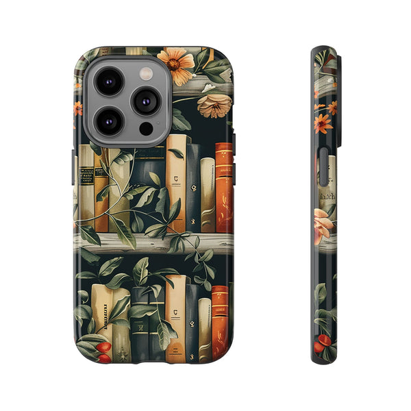 Moody Books Tough Phone Case