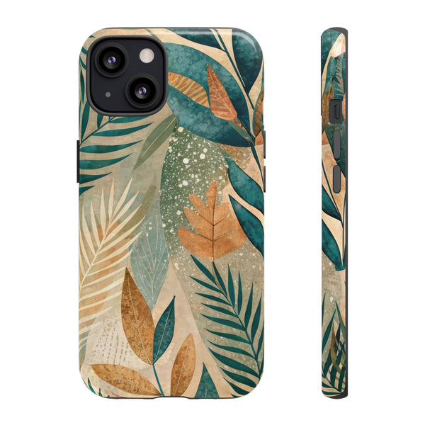 Boho Leaves Tough Phone Case