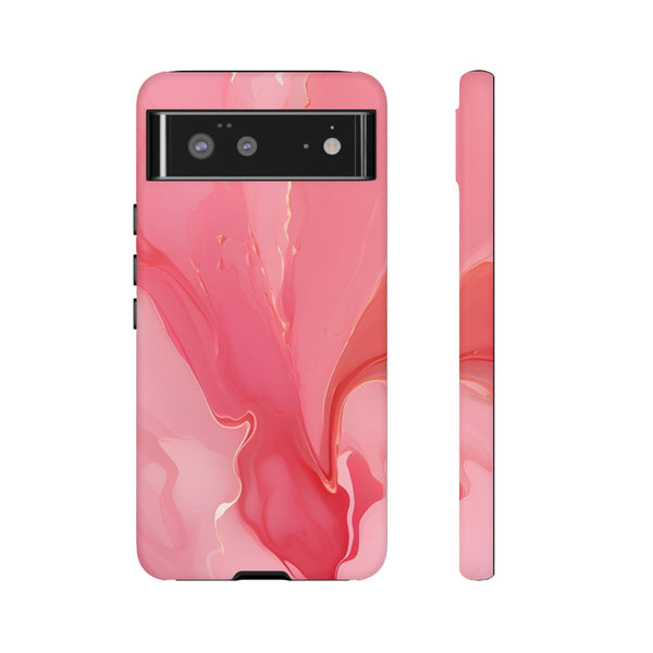 Pink Marble Tough Phone Case