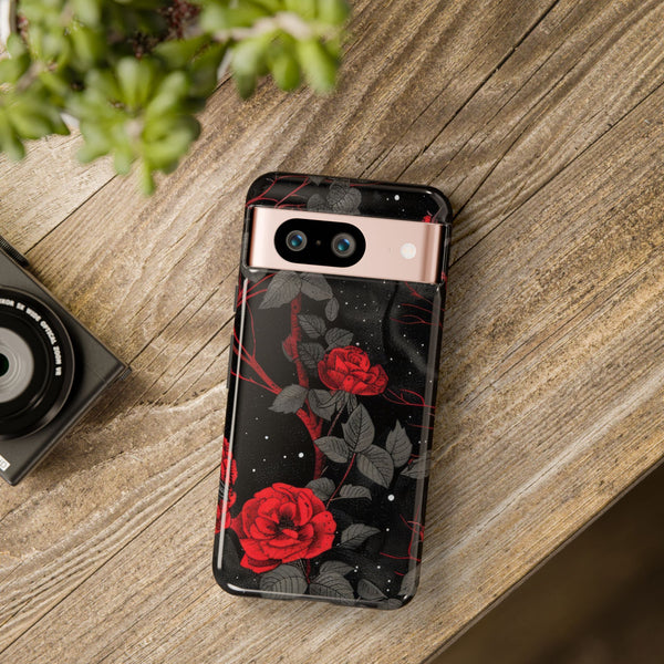 Dark Red Roses  - Tough Phone Case